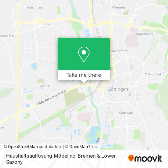 Haushaltsauflösung-Möbelino map