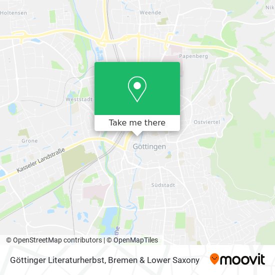 Göttinger Literaturherbst map