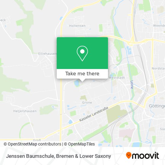 Jenssen Baumschule map