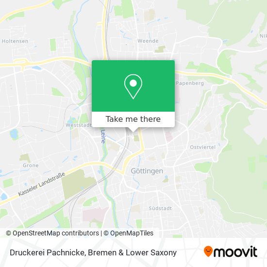 Druckerei Pachnicke map