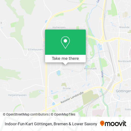 Indoor-Fun-Kart Göttingen map