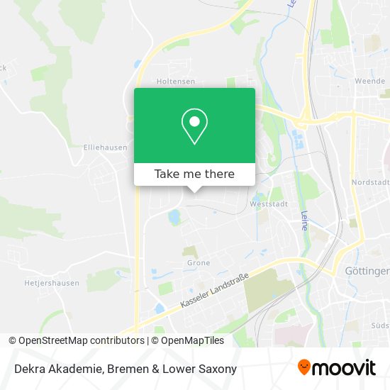 Dekra Akademie map