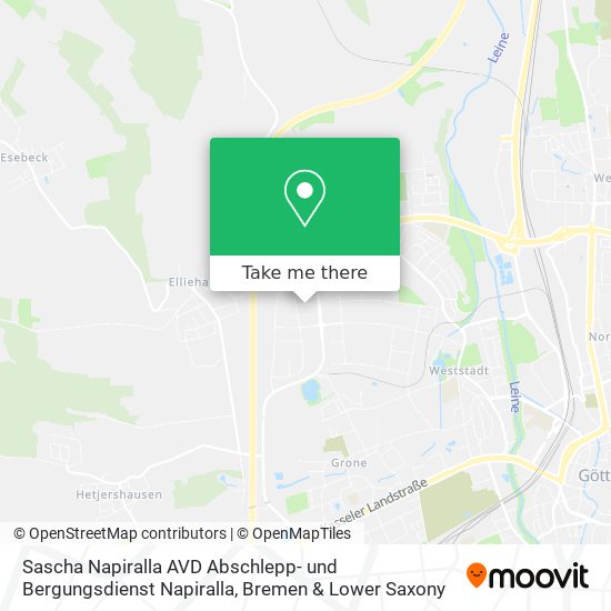Sascha Napiralla AVD Abschlepp- und Bergungsdienst Napiralla map