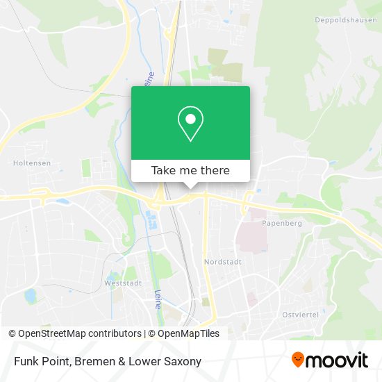 Funk Point map