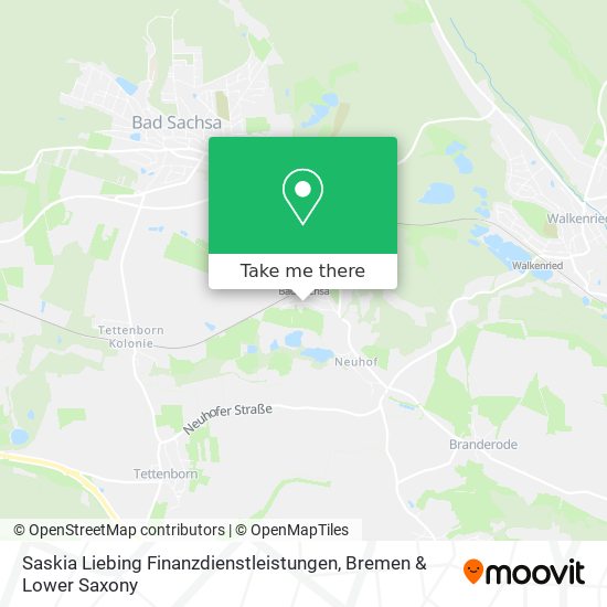 Saskia Liebing Finanzdienstleistungen map