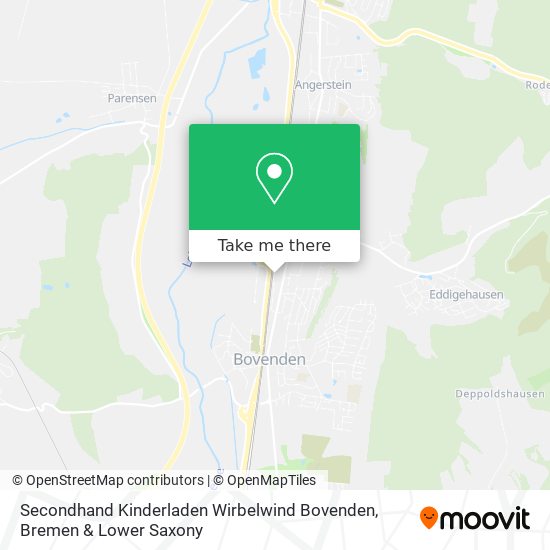 Secondhand Kinderladen Wirbelwind Bovenden map