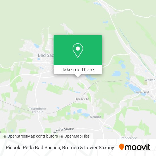 Piccola Perla Bad Sachsa map