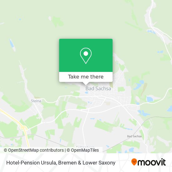 Hotel-Pension Ursula map