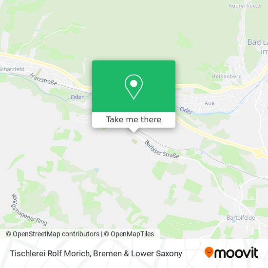 Tischlerei Rolf Morich map