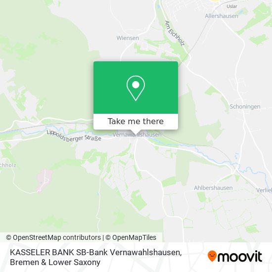 KASSELER BANK SB-Bank Vernawahlshausen map