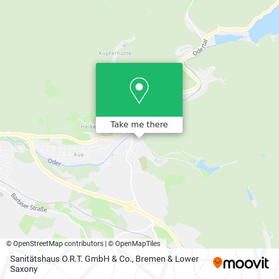 Sanitätshaus O.R.T. GmbH & Co. map