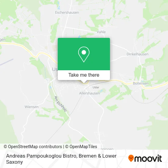 Карта Andreas Pampoukoglou Bistro