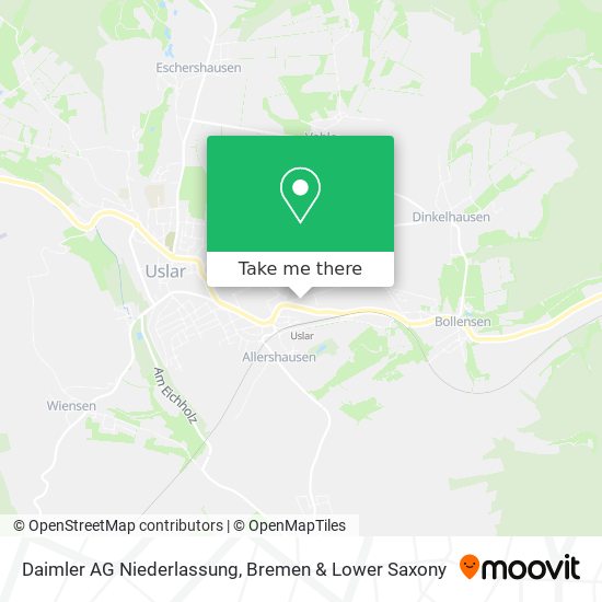 Daimler AG Niederlassung map