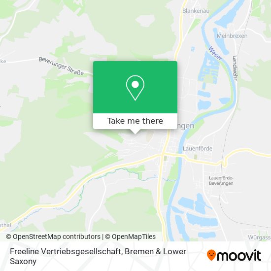 Freeline Vertriebsgesellschaft map