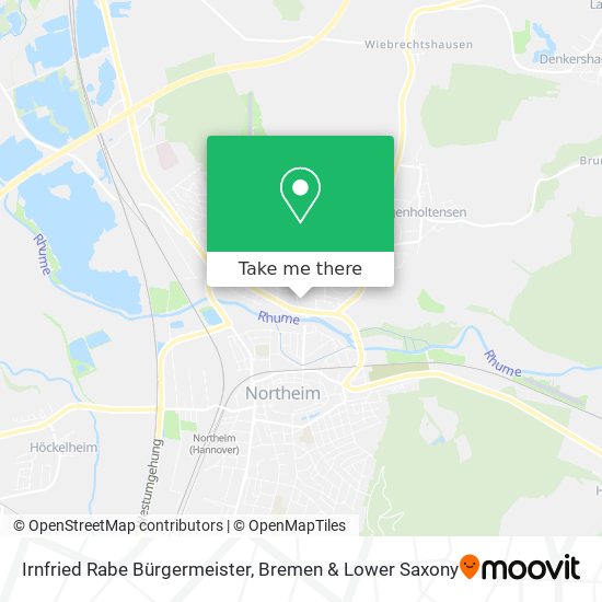 Irnfried Rabe Bürgermeister map