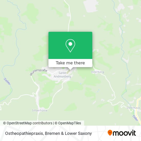 Ostheopathiepraxis map