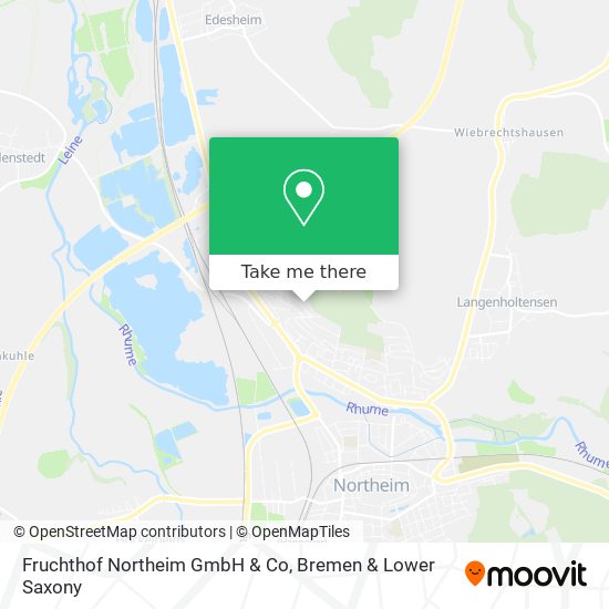 Fruchthof Northeim GmbH & Co map
