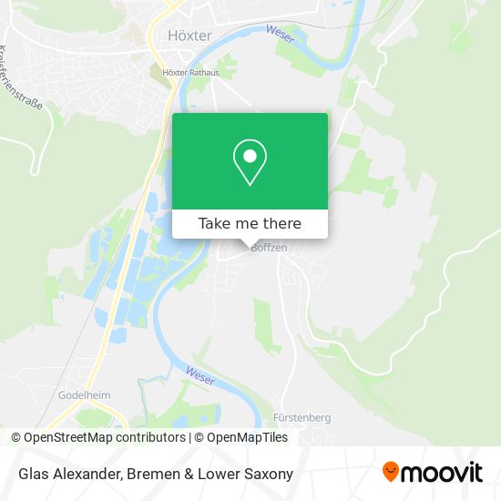 Glas Alexander map