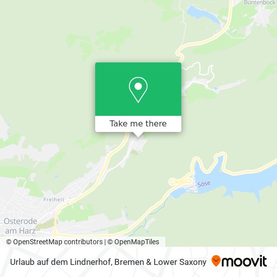 Urlaub auf dem Lindnerhof map