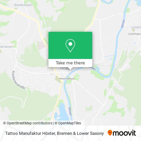 Tattoo Manufaktur Höxter map