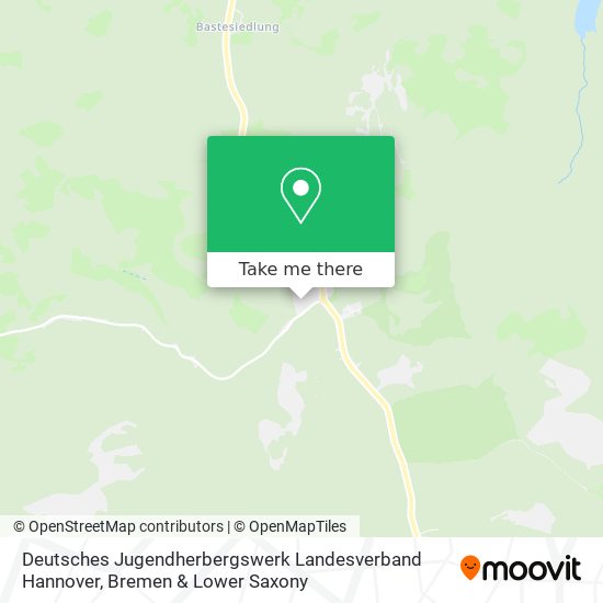 Deutsches Jugendherbergswerk Landesverband Hannover map