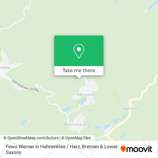 Fewo Werner in Hahnenklee / Harz map