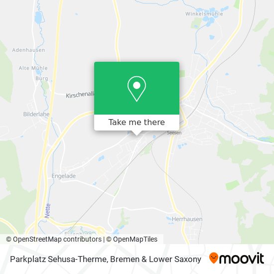 Карта Parkplatz Sehusa-Therme