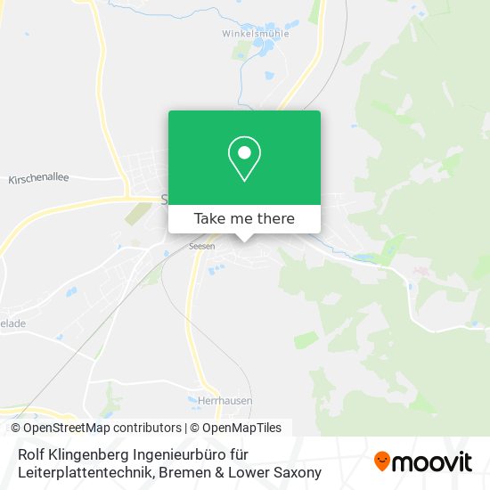 Rolf Klingenberg Ingenieurbüro für Leiterplattentechnik map