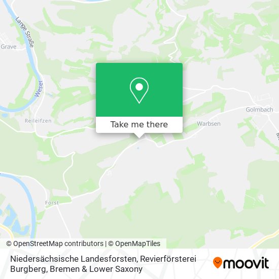 Niedersächsische Landesforsten, Revierförsterei Burgberg map