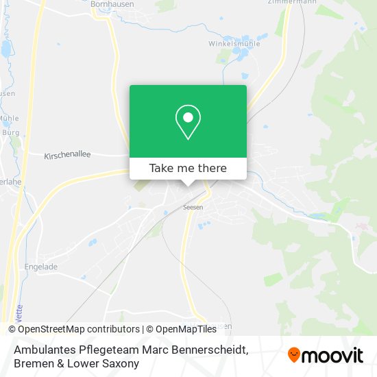 Карта Ambulantes Pflegeteam Marc Bennerscheidt