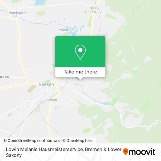 Lowin Melanie Hausmeisterservice map