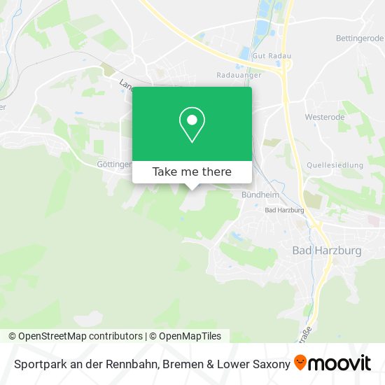 Sportpark an der Rennbahn map