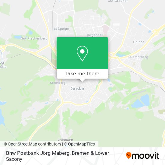 Bhw Postbank Jörg Maberg map
