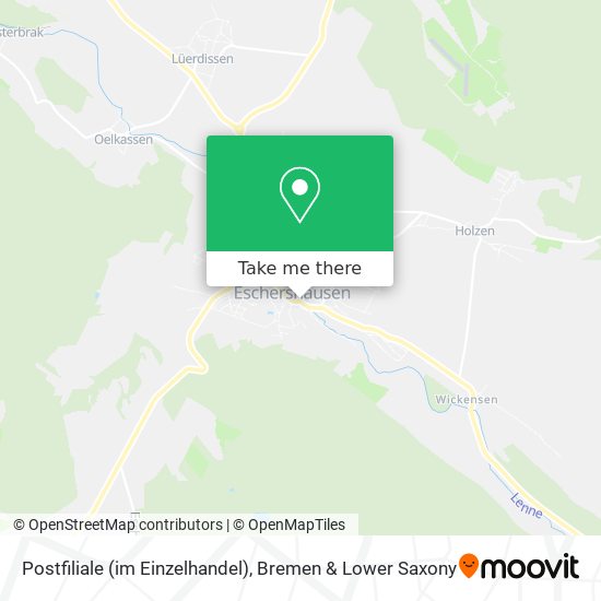Postfiliale (im Einzelhandel) map