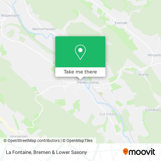 La Fontaine map