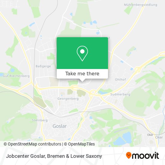Jobcenter Goslar map