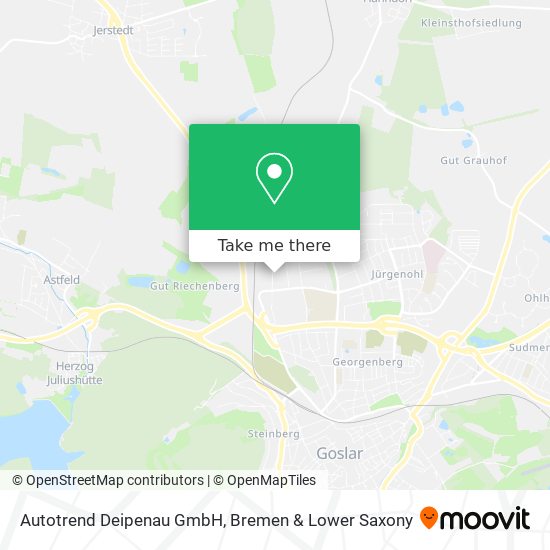 Autotrend Deipenau GmbH map