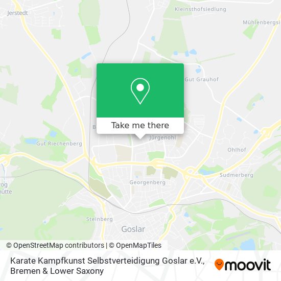 Karate Kampfkunst Selbstverteidigung Goslar e.V. map