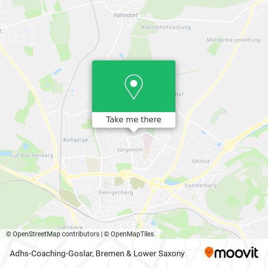 Adhs-Coaching-Goslar map