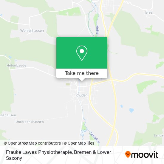 Frauke Lawes Physiotherapie map