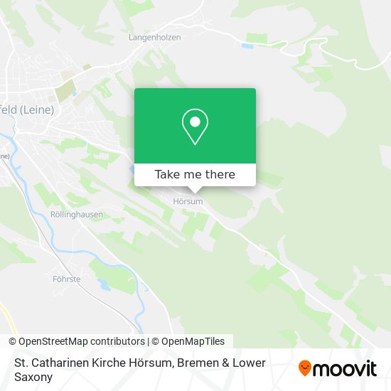 St. Catharinen Kirche Hörsum map