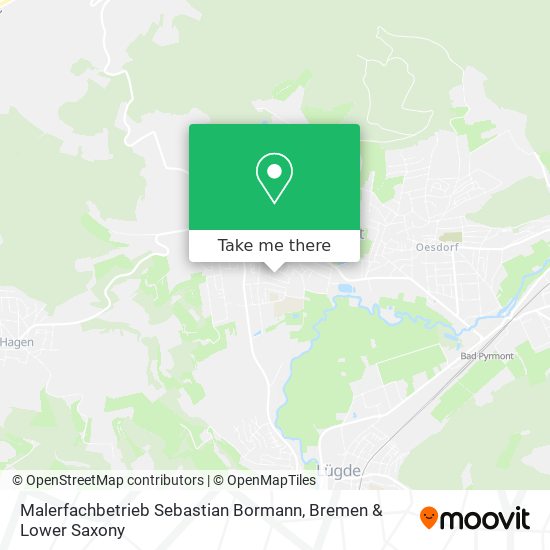 Malerfachbetrieb Sebastian Bormann map