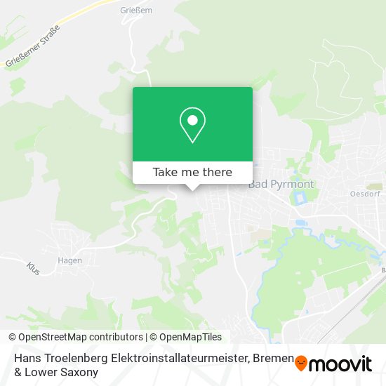 Hans Troelenberg Elektroinstallateurmeister map