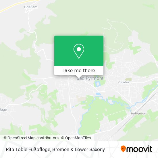 Rita Tobie Fußpflege map