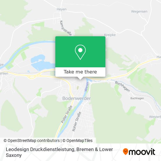 Leodesign Druckdienstleistung map