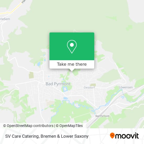 SV Care Catering map