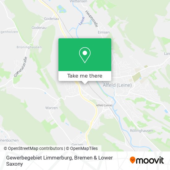 Gewerbegebiet Limmerburg map