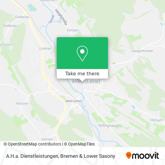 A.H.a. Dienstleistungen map