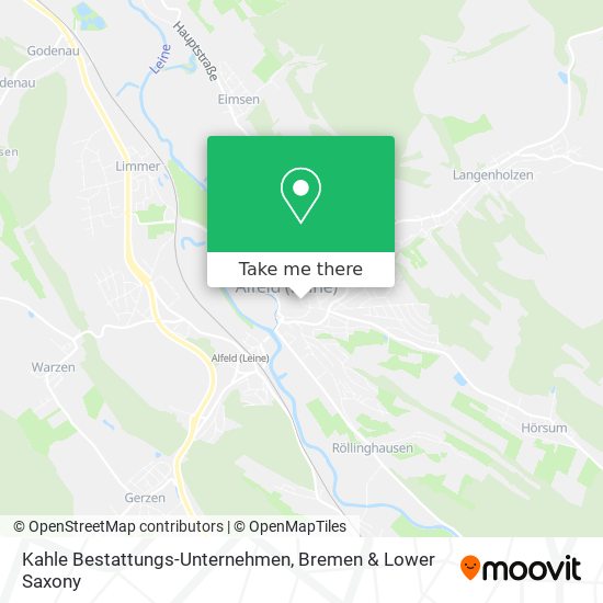 Kahle Bestattungs-Unternehmen map