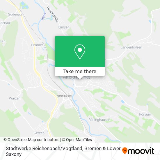 Stadtwerke Reichenbach / Vogtland map